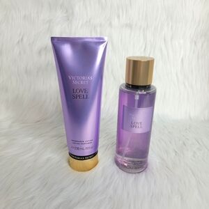 Victoria's Secret Love Spell Mist & Lotion Set.